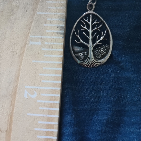 Sterling Silver Tree Of Life Charm - Picture 2 of 2